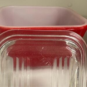 Clear glass lid for Pyrex Fridgie